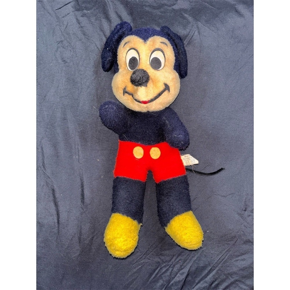 Vintage R Dakin Mickey Mouse Plush Walt Disney Productions Stuffed Animal 17"